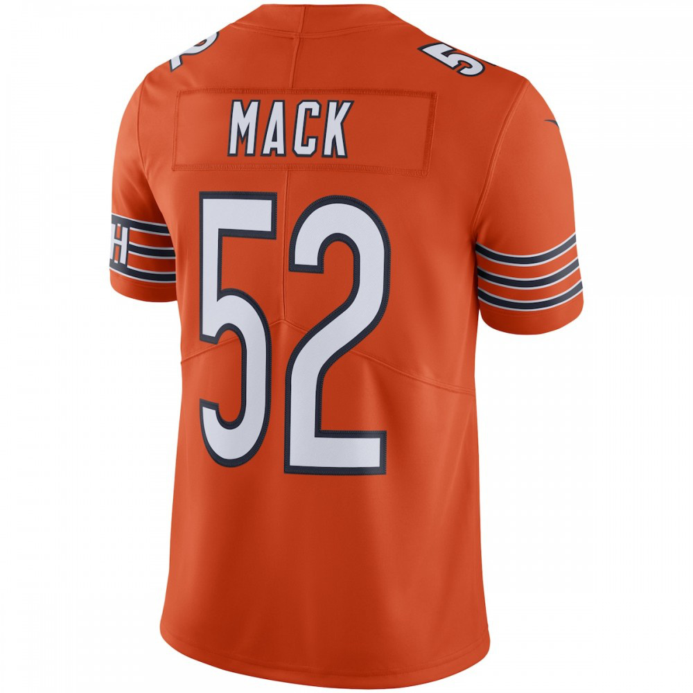 Khalil Mack Chicago Bears Nike Vapor Limited Jersey - Orange-GridironStore